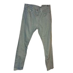 Levi’s 512 Sage Gray Denim Jeans Size 34x32